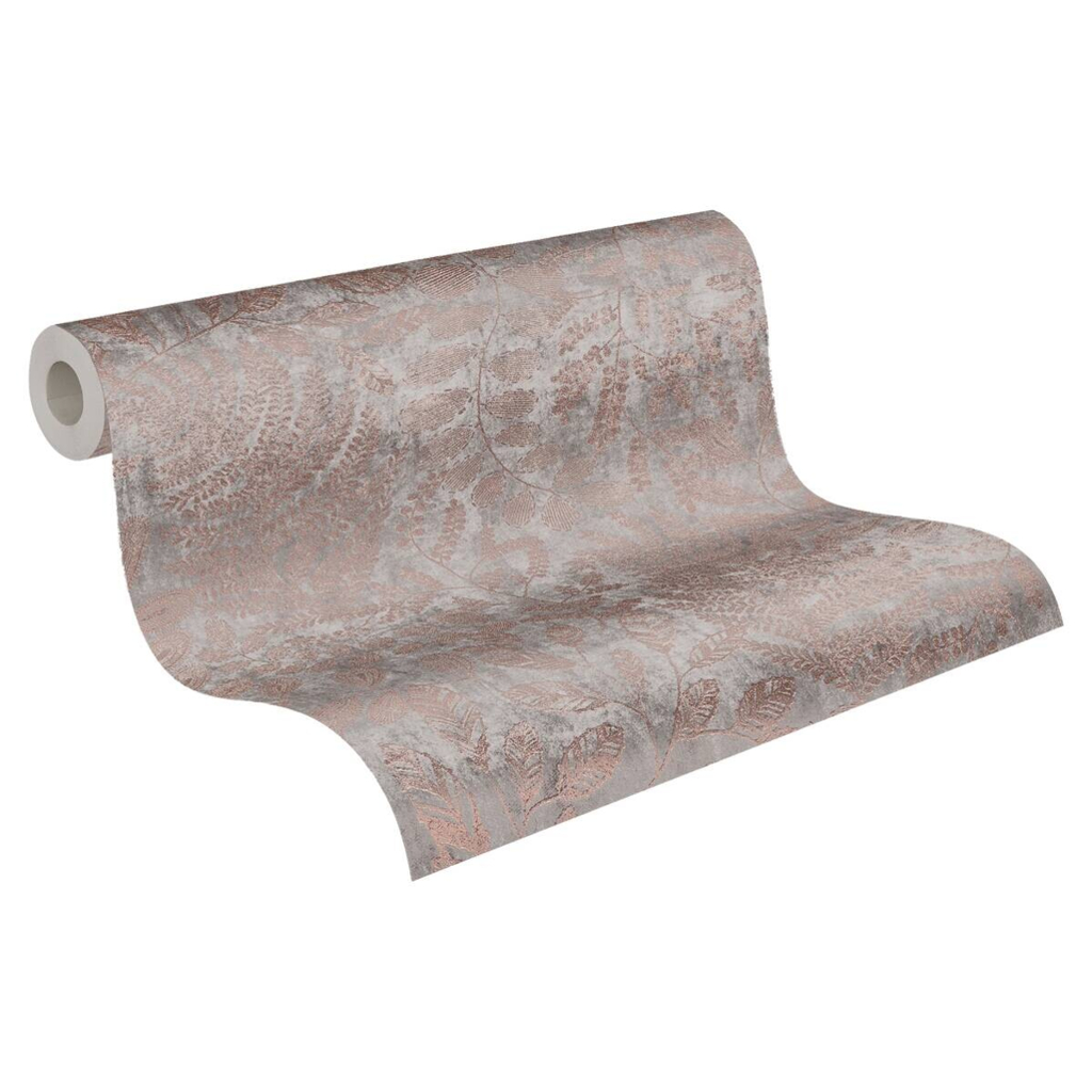 A.S.Creation Vliestapete grau rosa gold B/H/D: ca. 53x1005x8,3 cm