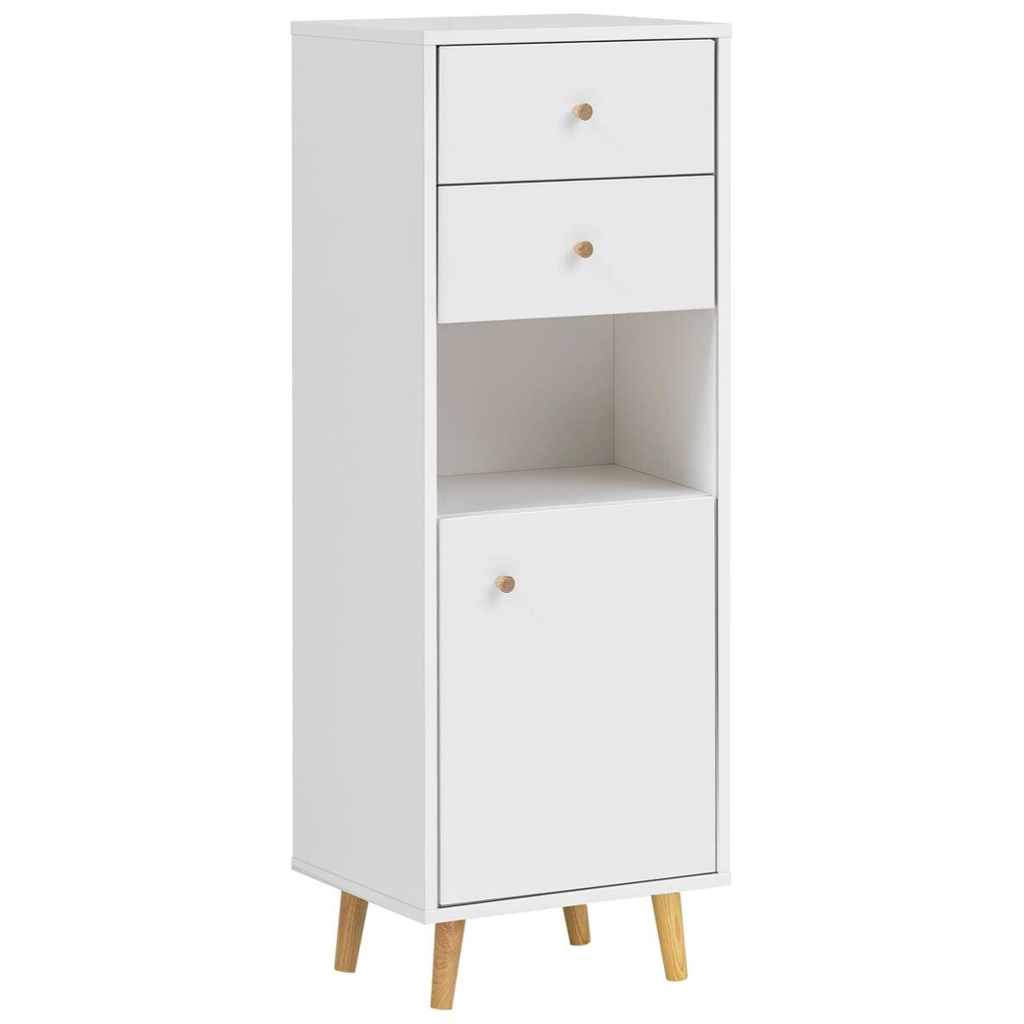 Highboard Bjarne weiß matt B/H/T: ca. 40,3x113,4x33,05 cm