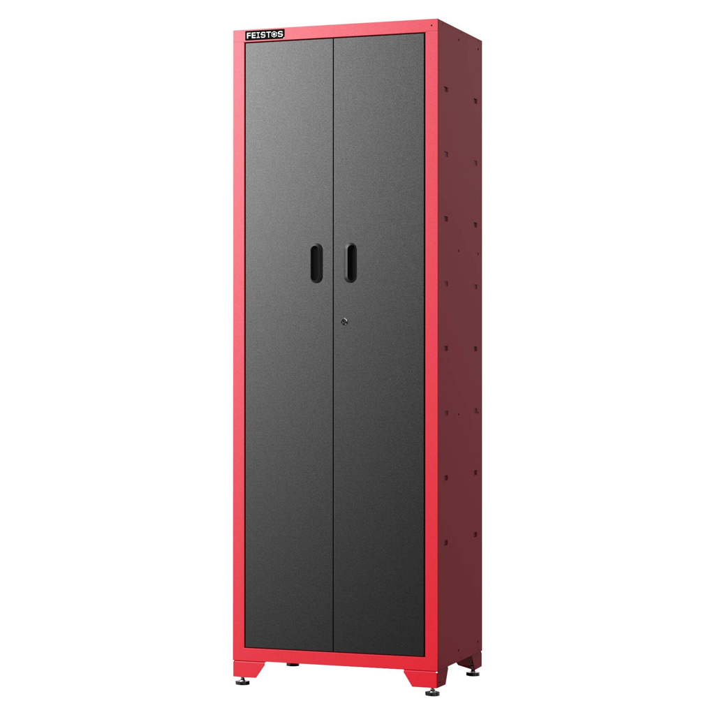 Werkstatteinrichtung Juno rot B/H/T: ca. 66x198x46 cm