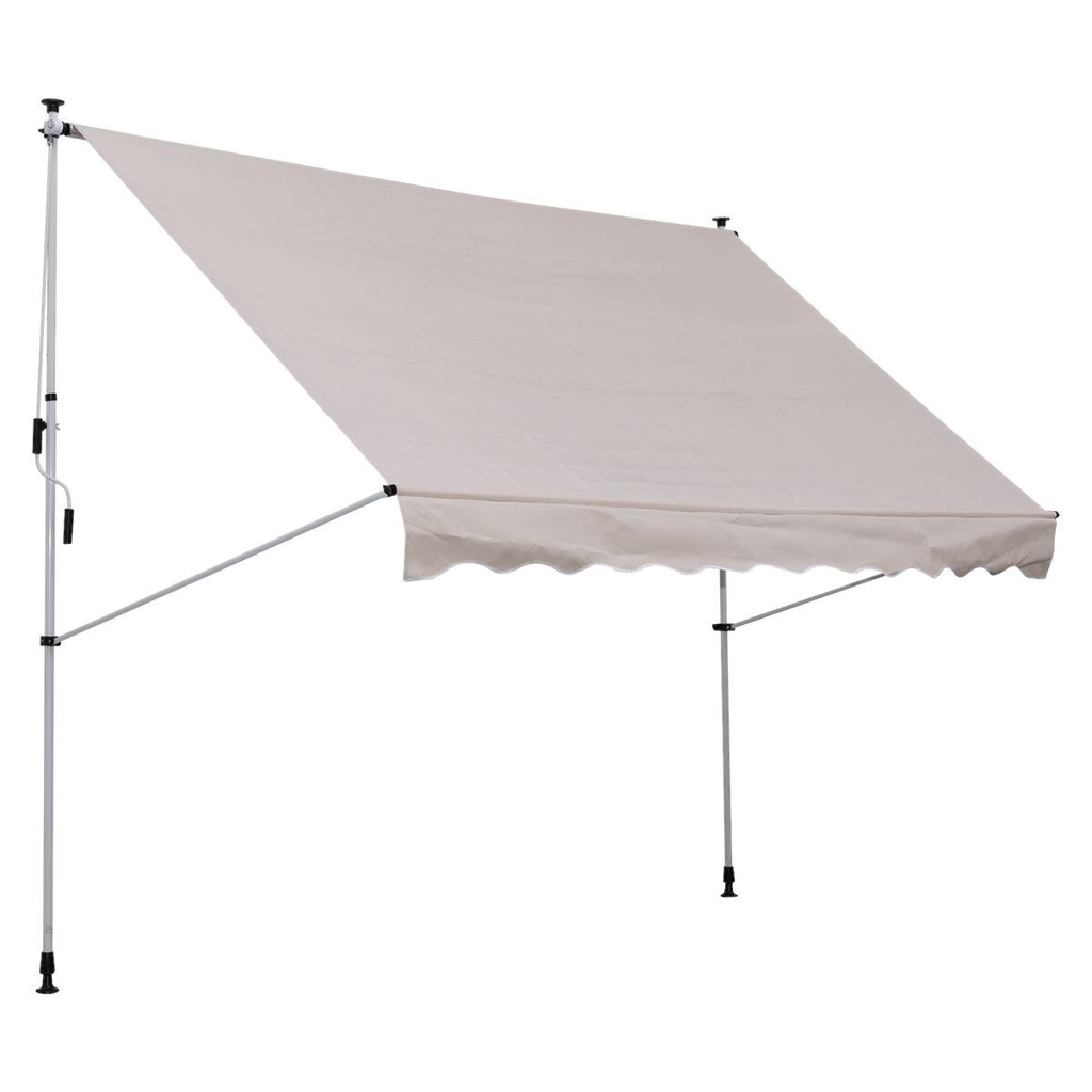 Outsunny Klemm-Markise beige B/H/L: ca. 300x280x150 cm