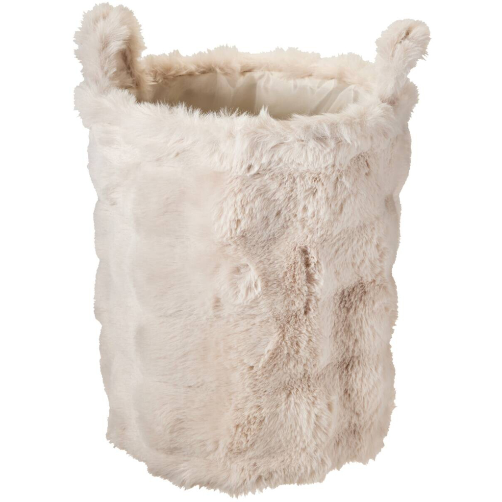 Korb beige Polyester B/H/L: ca. 36x40x36 cm
