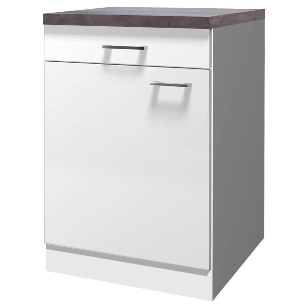 Flex-Well Unterschrank Lucca weiß matt B/H/T: ca. 60x85x60 cm