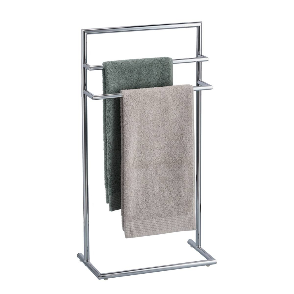 Zeller Handtuchständer silber Metall B/H/L: ca. 23x83x43 cm