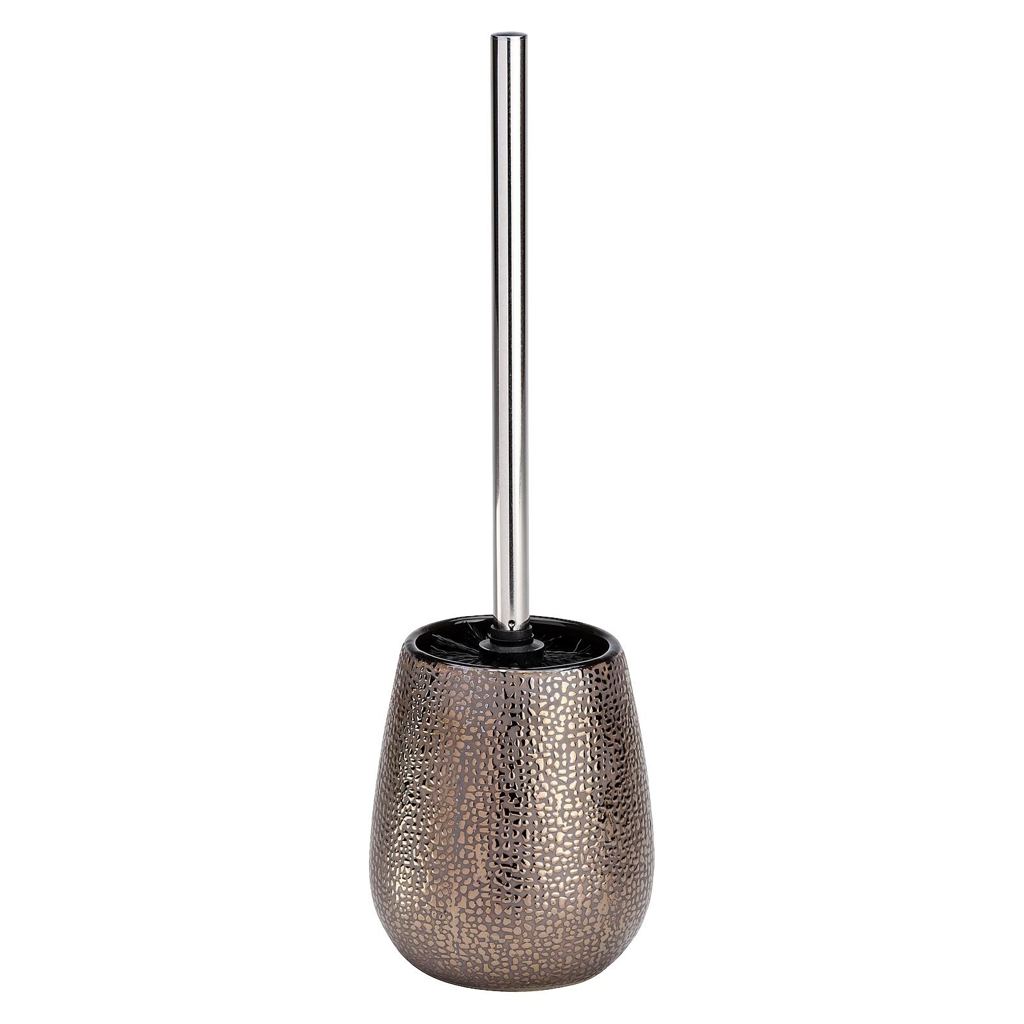 WENKO WC-Garnitur Marrakesh braun schwarz Keramik