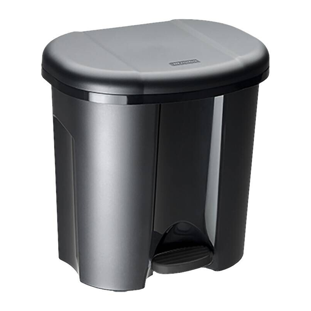 Rotho Treteimer schwarz B/H/L: ca. 32x40,5x39 cm