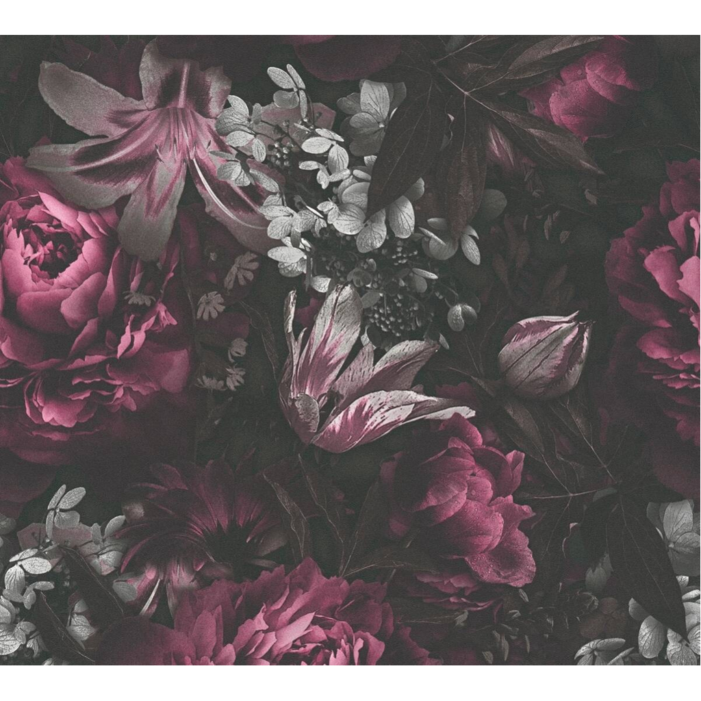 A.S.Creation Vliestapete Floral Floral lila B/H: ca. 0,53x10,05 cm