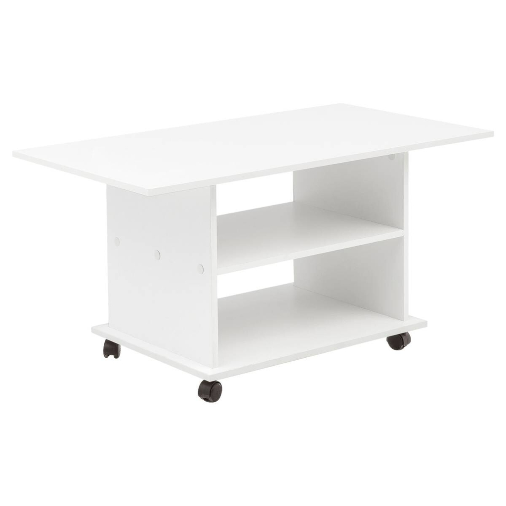 Couchtisch weiß B/H/T: ca. 95x51x54 cm