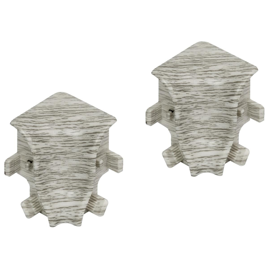 Innenecke Eiche L/B/H: ca. 3,43x3,43x4,25 cm