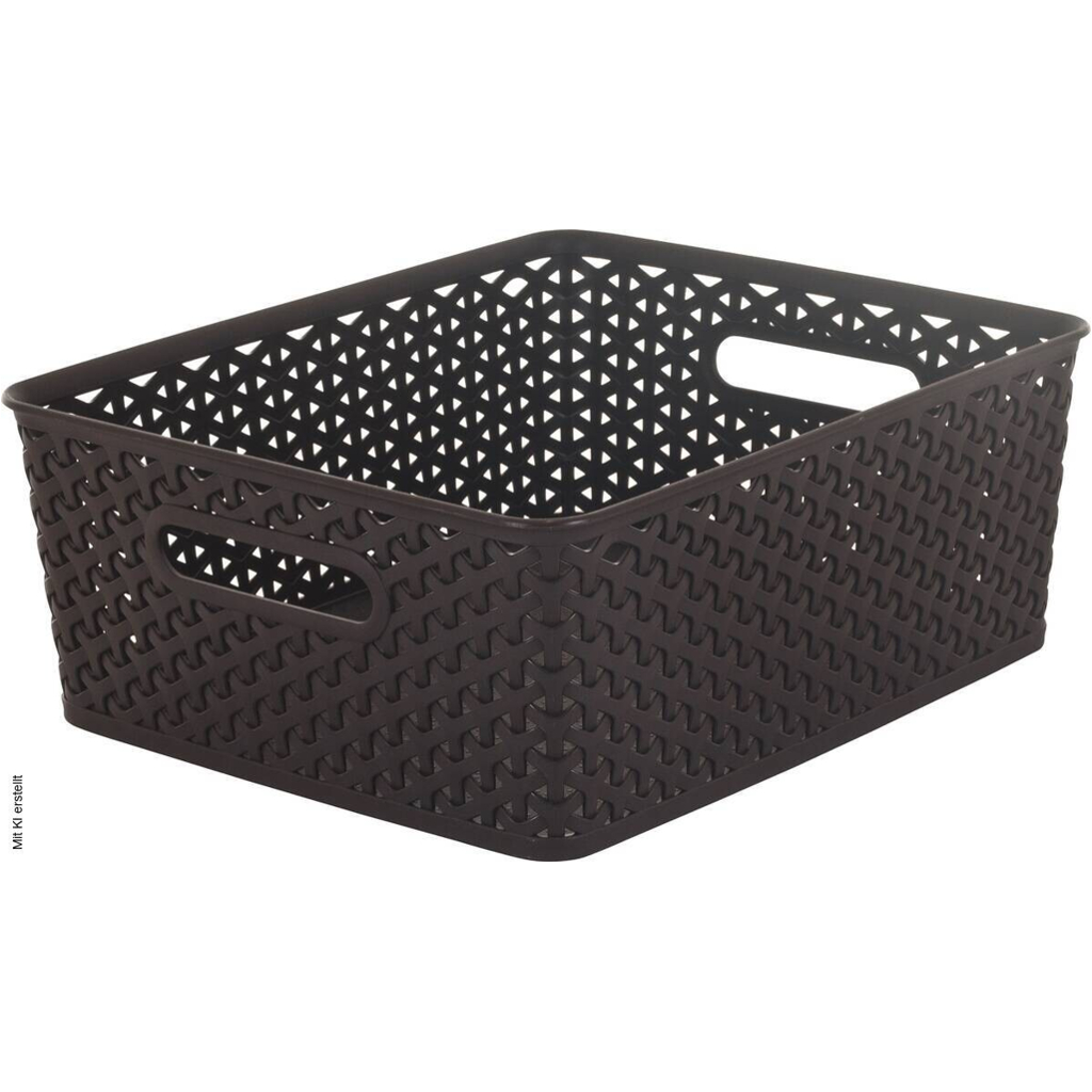 Curver Aufbewahrungskorb hellgrau B/H/L: ca. 29,6x13,3x35,5 cm