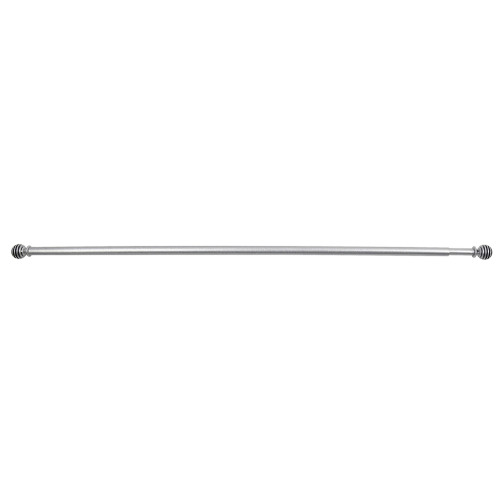 ACUS design collection Bistrostange Kugel silber Metall ausziehbar von ca. 85 bis 150 cm 1.0 Läufe