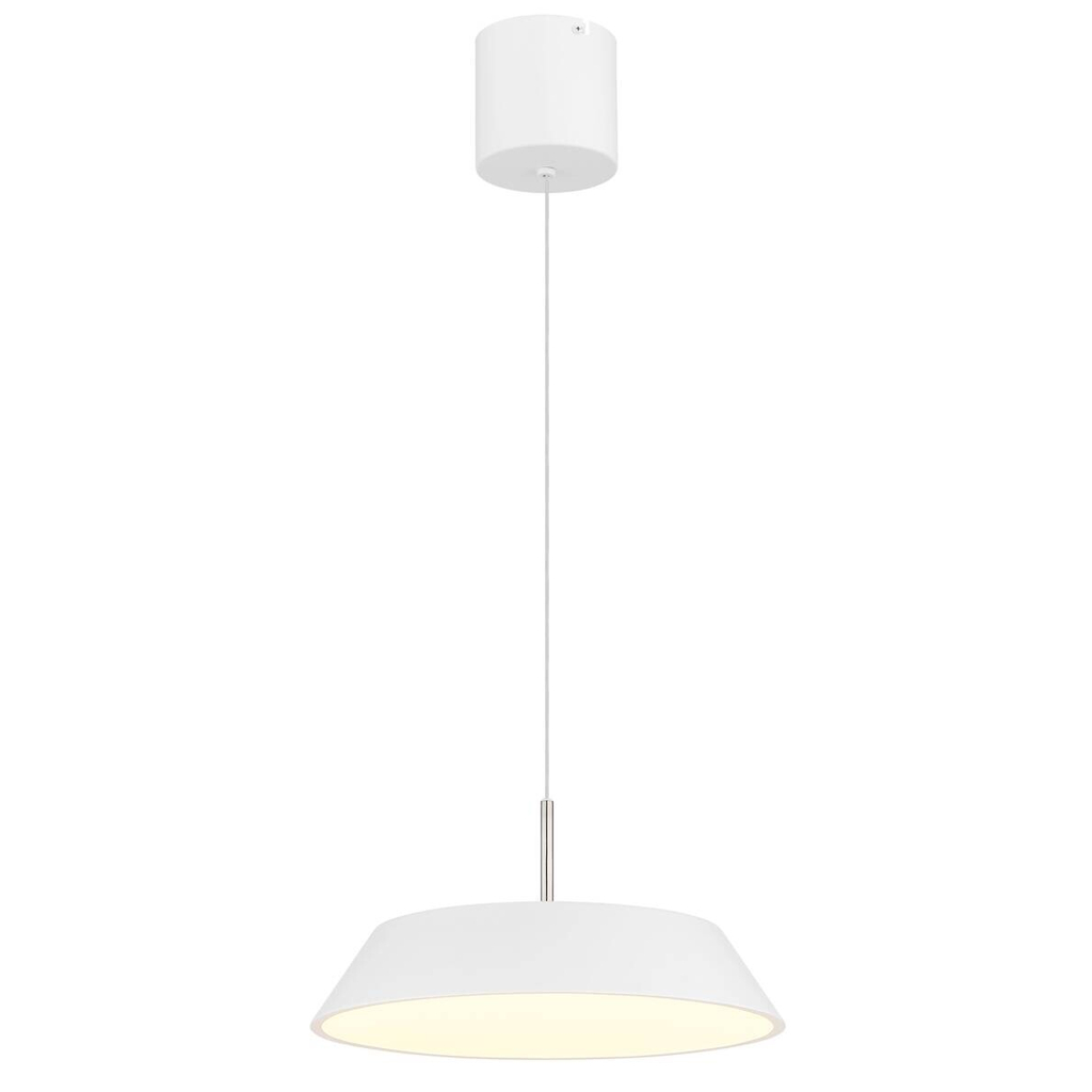 GLOBO LED-Hängeleuchte Opal weiß Metall Kunststoff H/D: ca. 180x40 cm 1 Brennstellen
