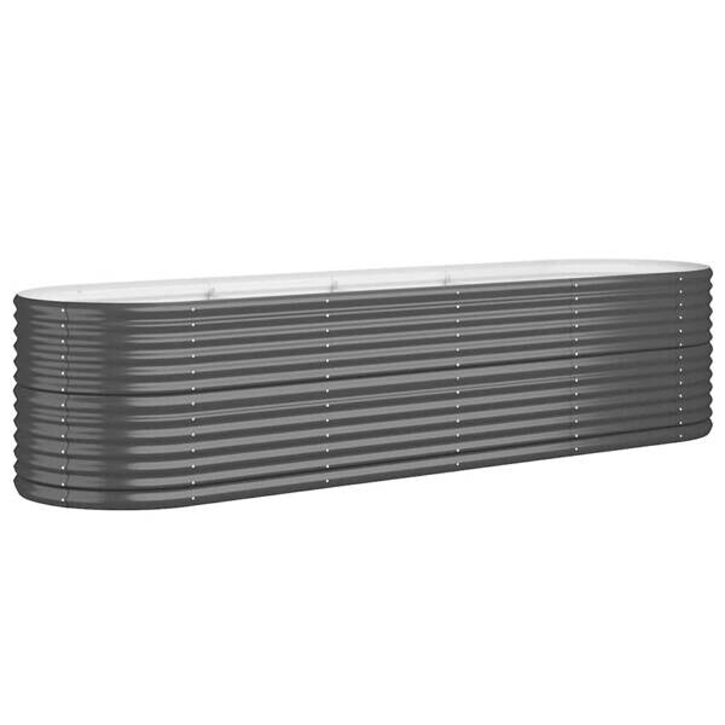 Hochbeet anthrazit Stahl B/H/L: ca. 80x68x296 cm