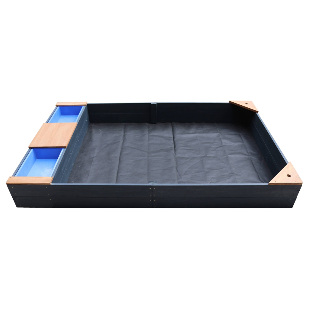 AXI Sandkasten Kelly anthrazit B/H/L: ca. 115x22x180 cm