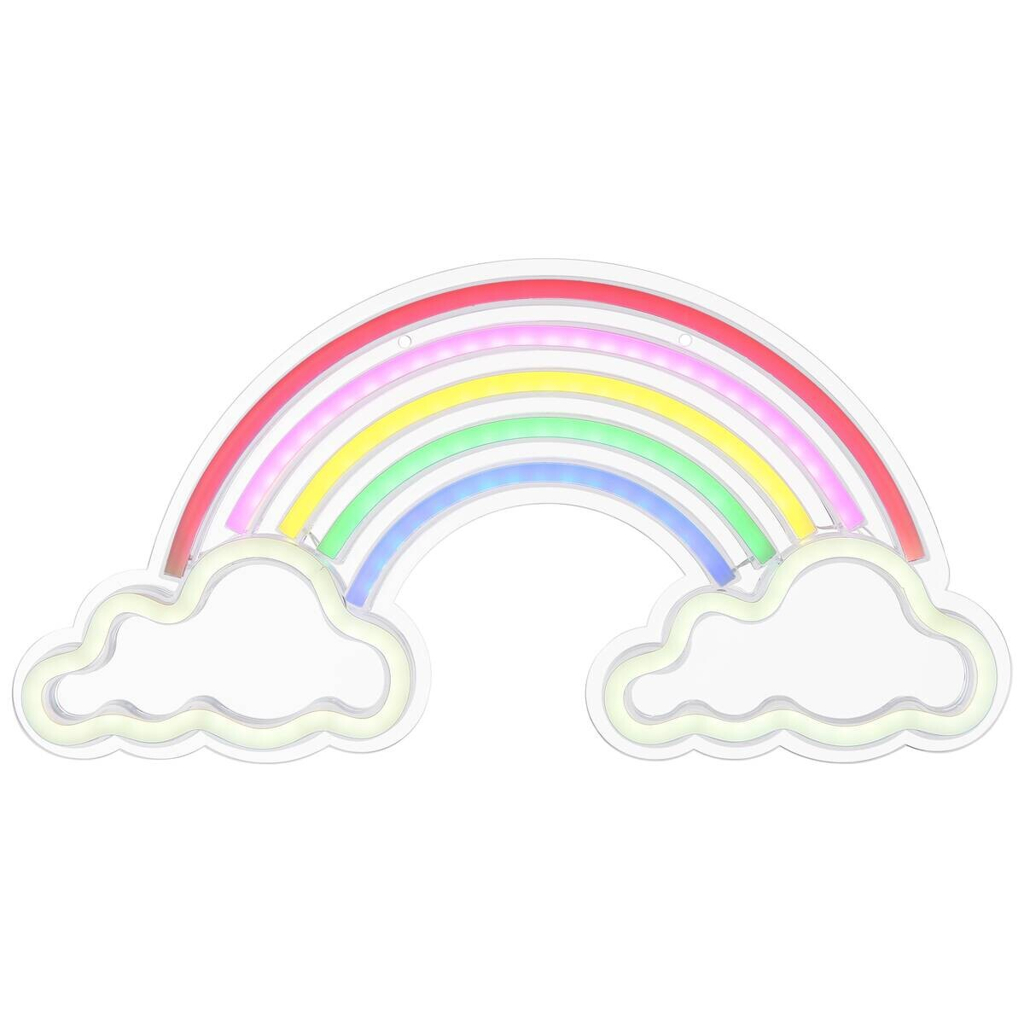 POCOline Neon Wandleuchte Rainbow multicolor B/H: ca. 40x42 cm