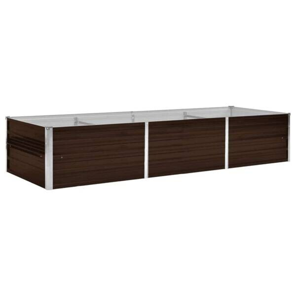 Hochbeet braun Stahl B/H/L: ca. 80x45x240 cm