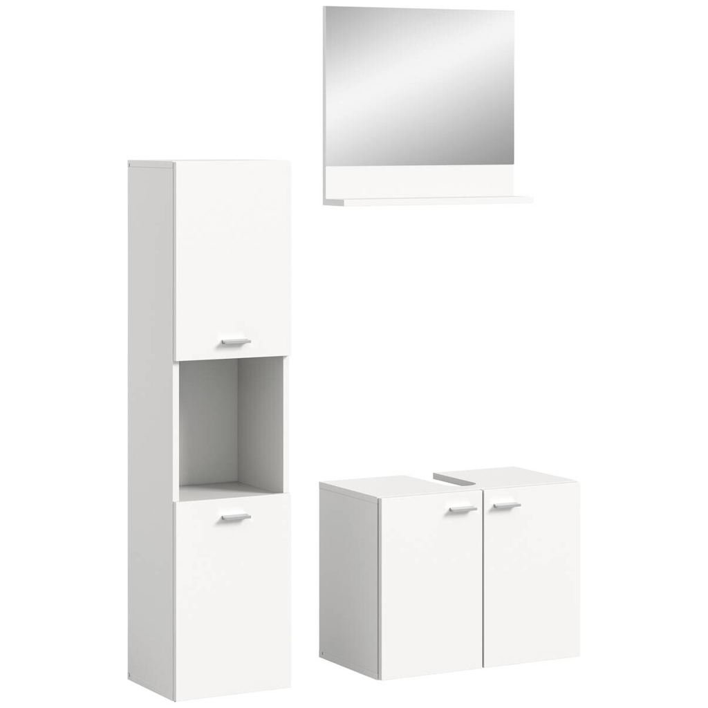 Badezimmer-Set BOSTON weiß B/H/T: ca. 102x186x33 cm