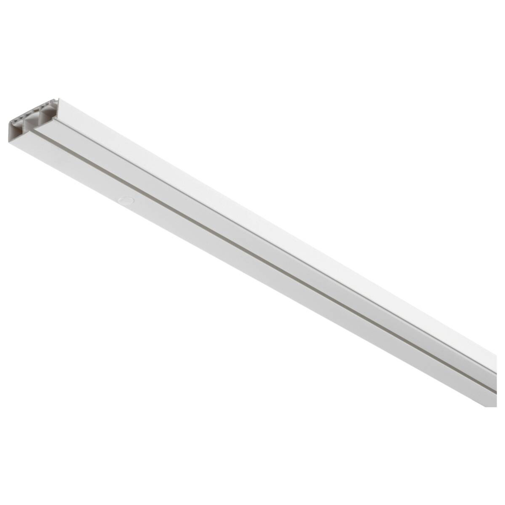 Boviva Gardinenschiene weiß Kunststoff L: ca. 120 cm 1.0 Läufe