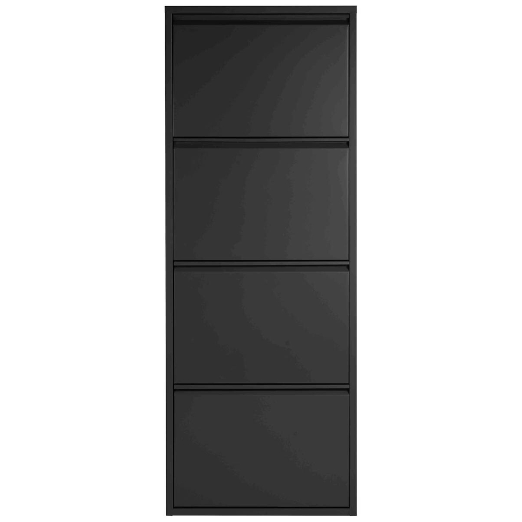 Schuhkipper Blacky schwarz matt B/H/T: ca. 50x136x13 cm