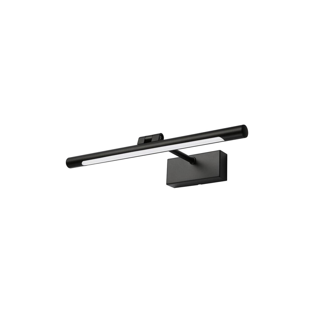 Lamkur LED-Spiegelbeleuchtung schwarz Stahl B/H/L: ca. 5x14x40 cm