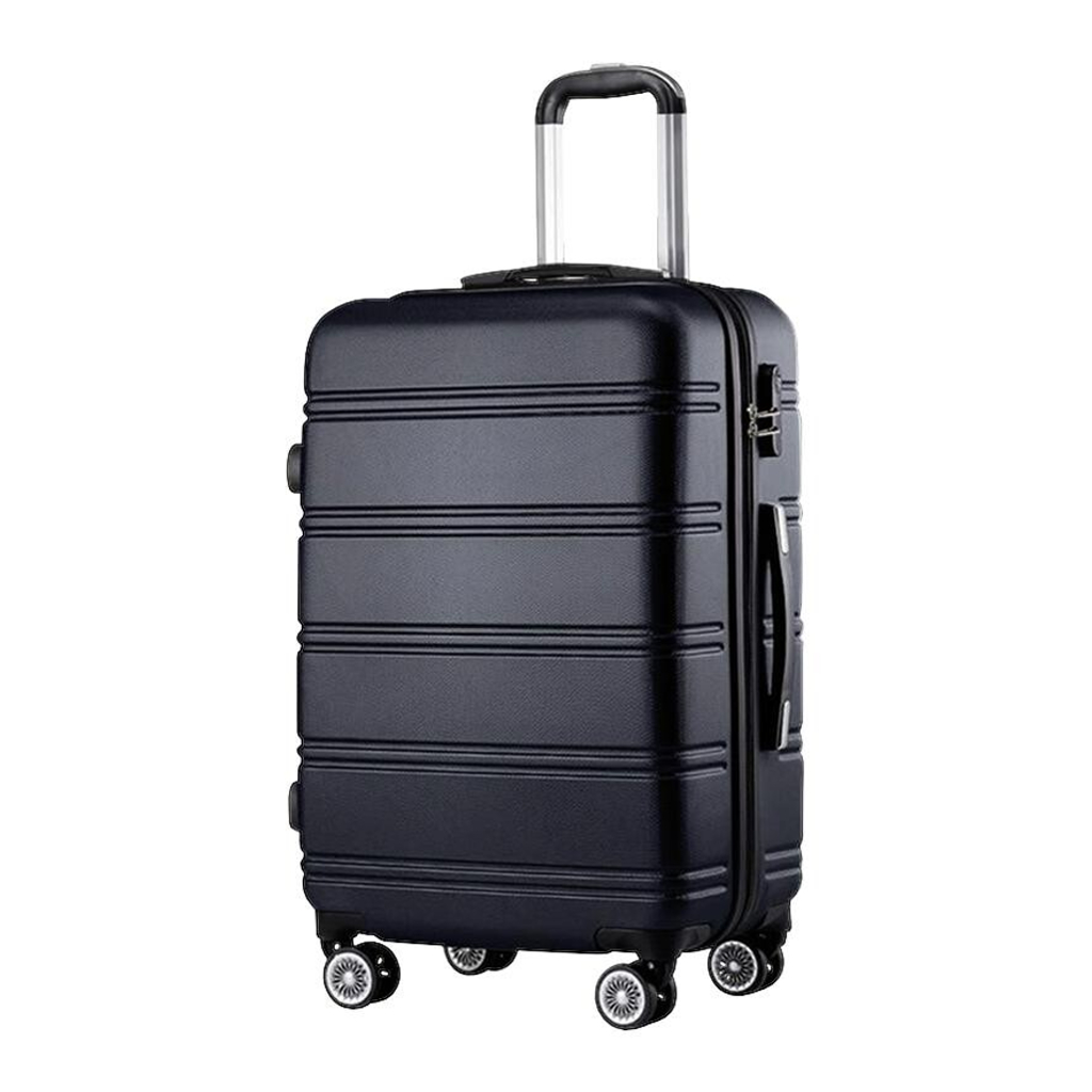 Hartschalenkoffer schwarz Kunststoff B/H/L: ca. 45x66x26 cm