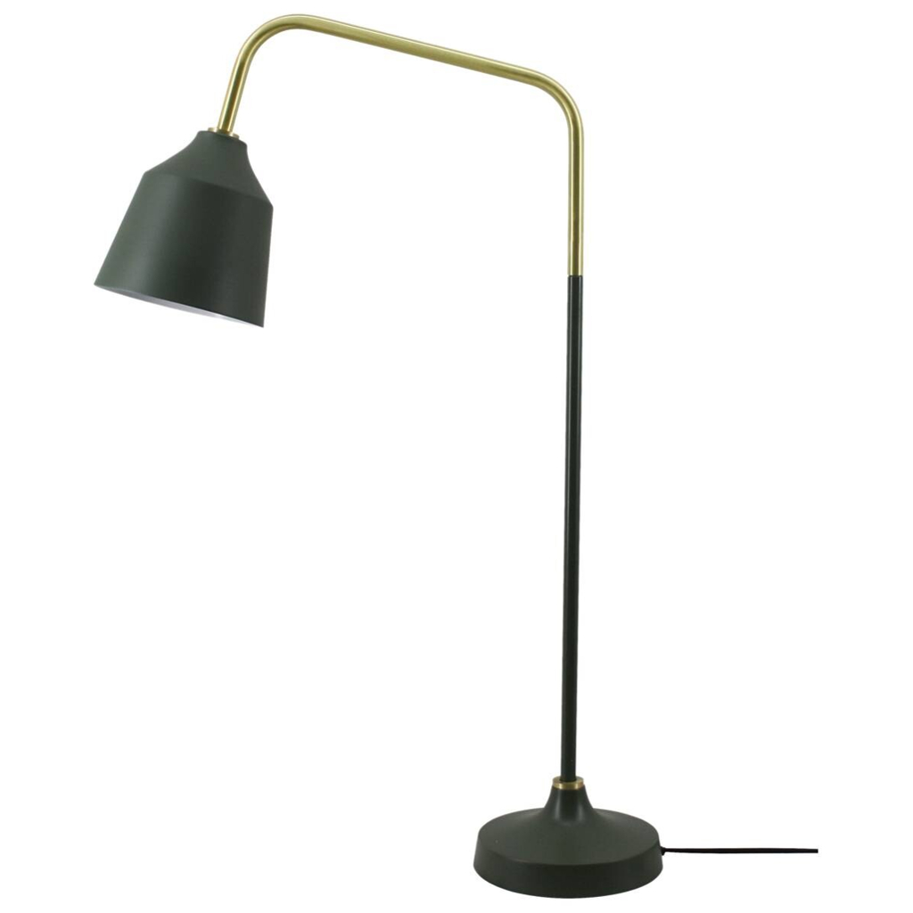 Kayoom Tischleuchte Carisa 287 grün Eisen Kupfer B/H/L: ca. 18x68x47 cm E27 1 Brennstellen