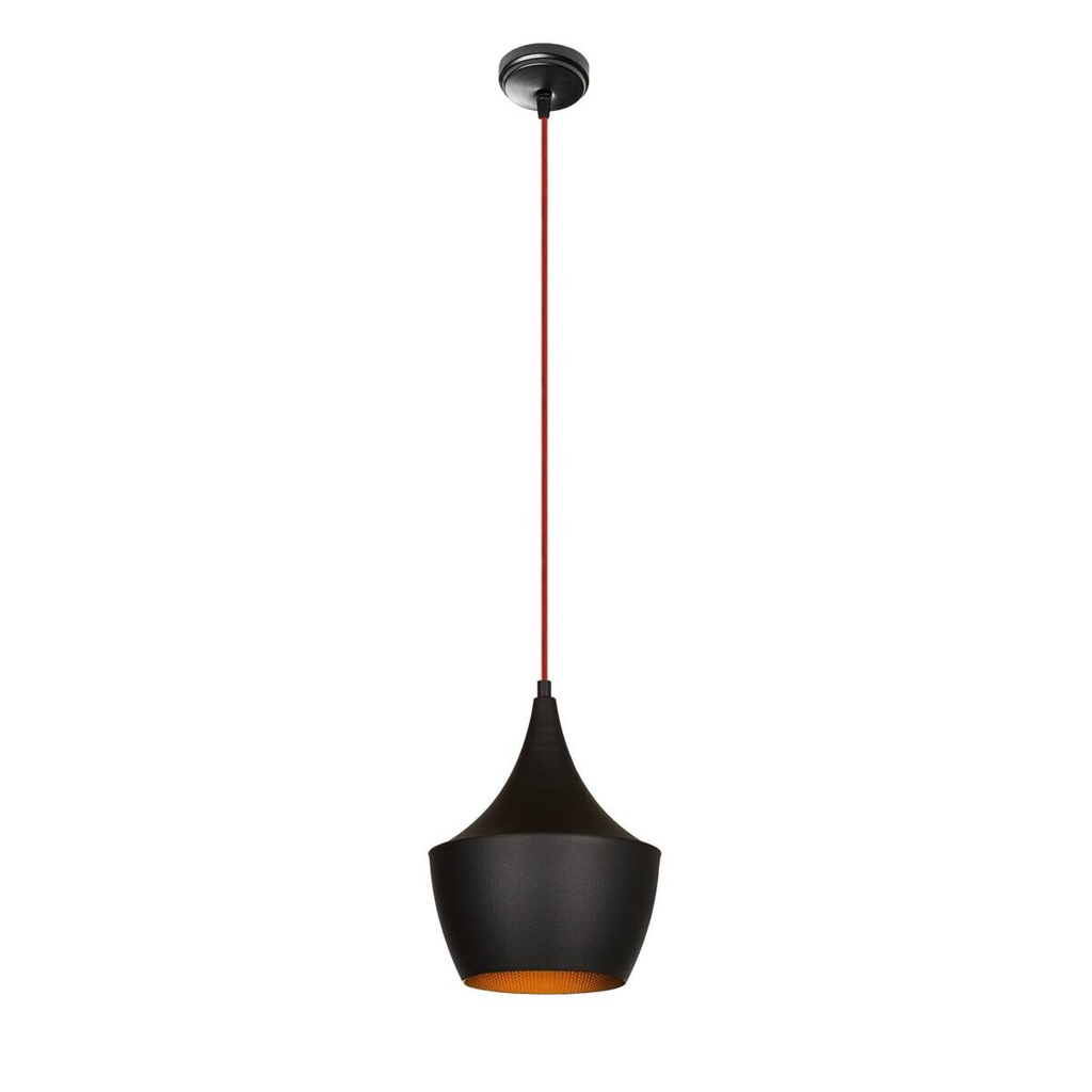 Opviq Pendelleuchte Elmas-3551 rot schwarz B/H/T/L/D: ca. 23x130x23x23x23 cm E27 1 Brennstellen