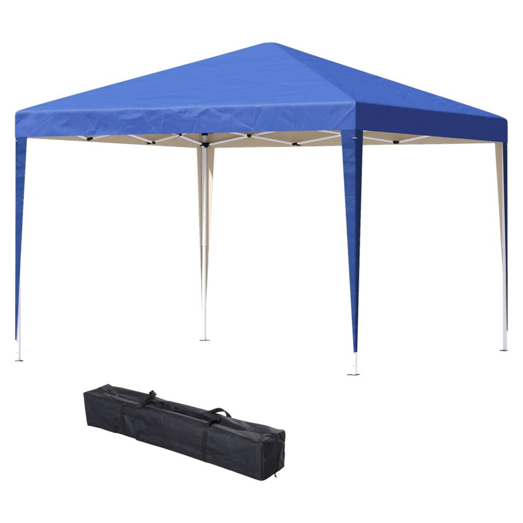Outsunny Pavillon blau Polyester B/H/L: ca. 295x255x295 cm