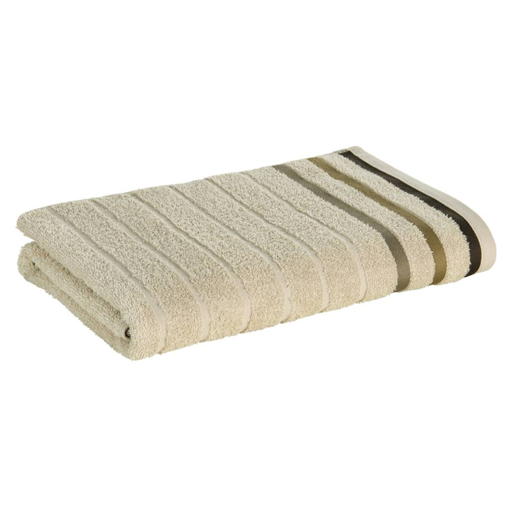 oh cosy Duschtuch Marta sand Baumwolle B/L: ca. 70x140 cm