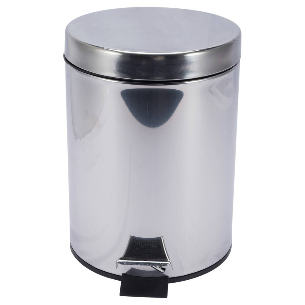 POCOline Treteimer silber Edelstahl
