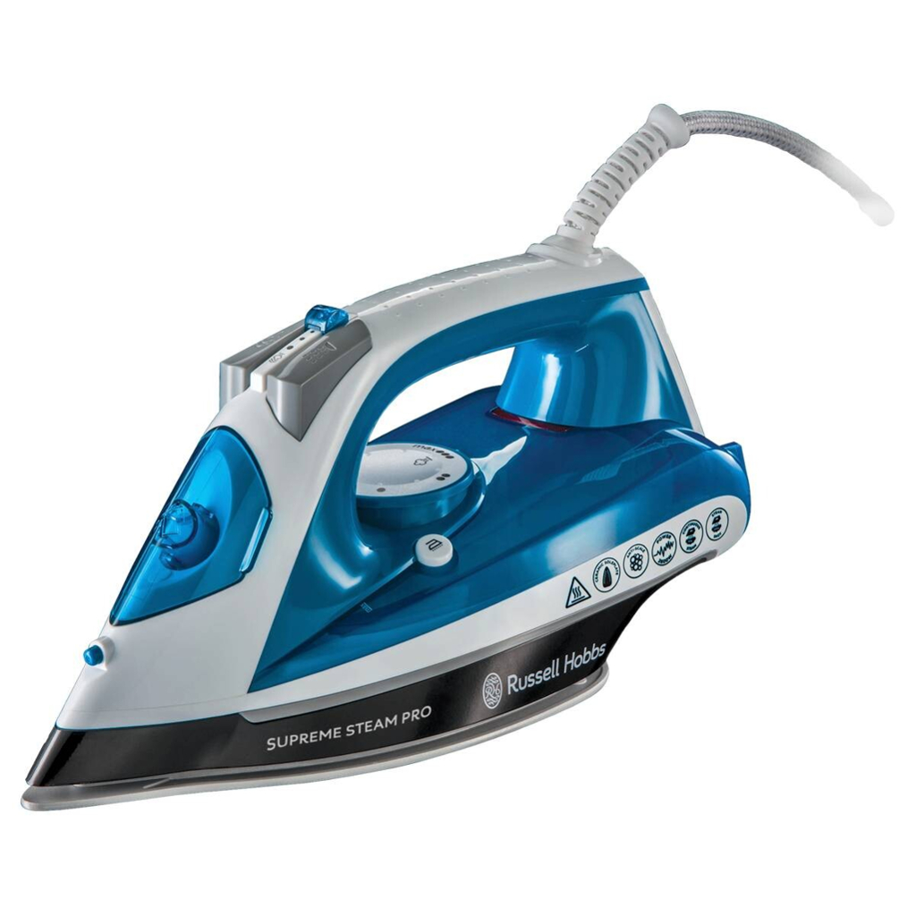 Russell Hobbs Dampf-Bügelautomat 23971-56 blau weiß Metall Kunststoff B/H/L: ca. 12,5x16x28,6 cm