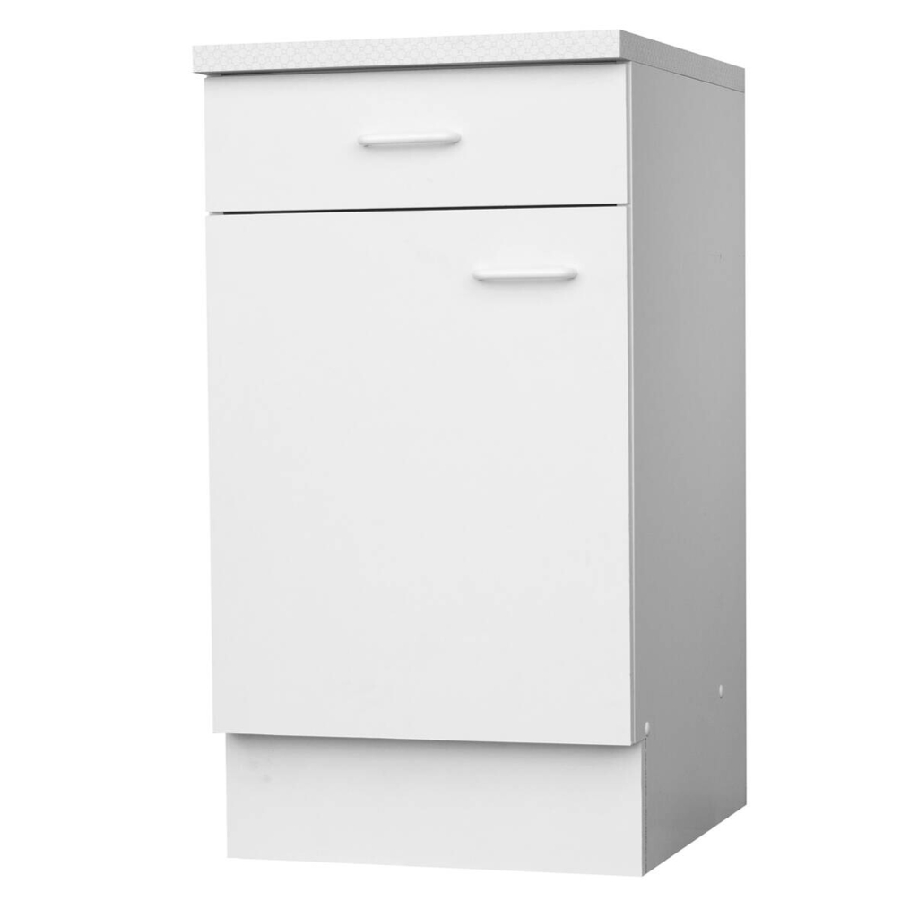 Unterschrank weiß matt B/H/T: ca. 50x85x60 cm