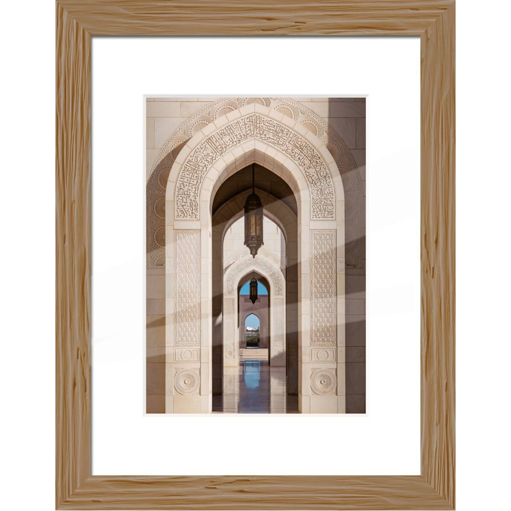 Bilderrahmen natur Holz B/L: ca. 30x40 cm
