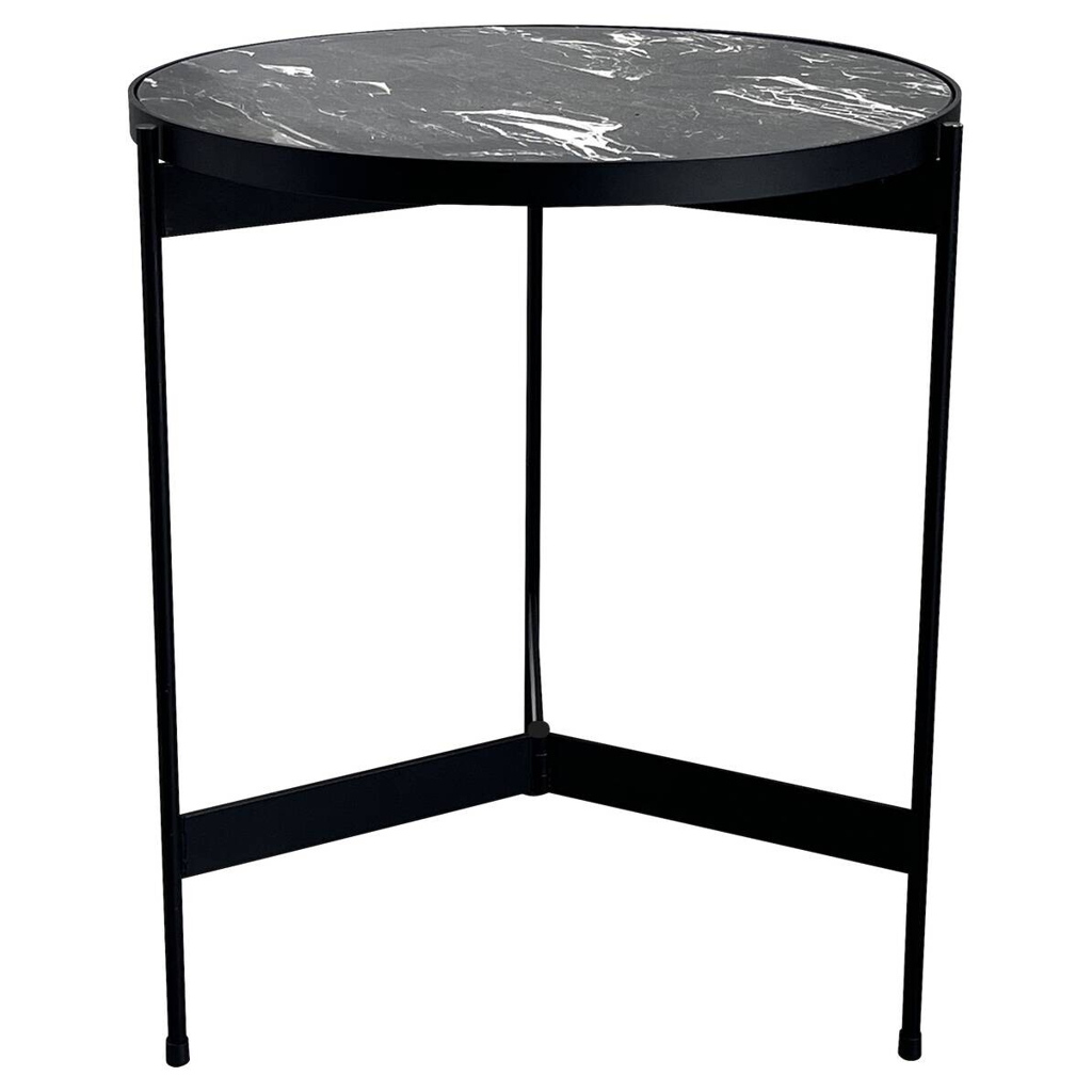 Beistelltisch Finja schwarz B/H/T: ca. 40,5x48x40,5 cm