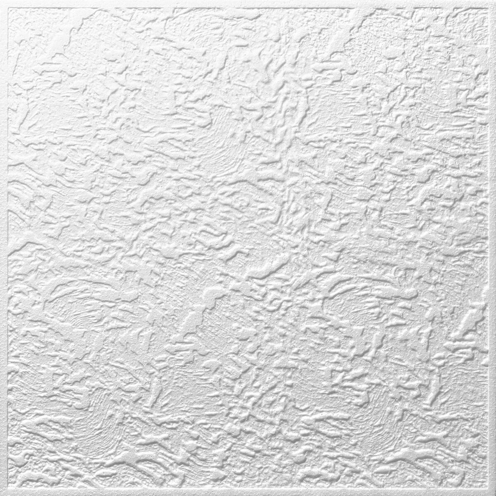 Deckenplatte weiß B/L/S: ca. 50x50x0,6 cm