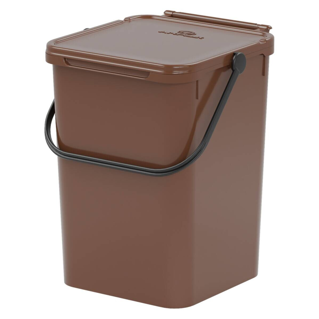 Eco-Logico Abfalleimer braun B/H/L: ca. 24x30x23,7 cm