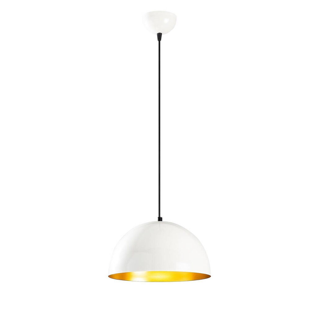 Opviq Pendelleuchte weiß Eisen B/H/T/L/D: ca. 30x111x30x30x30 cm E27 1 Brennstellen