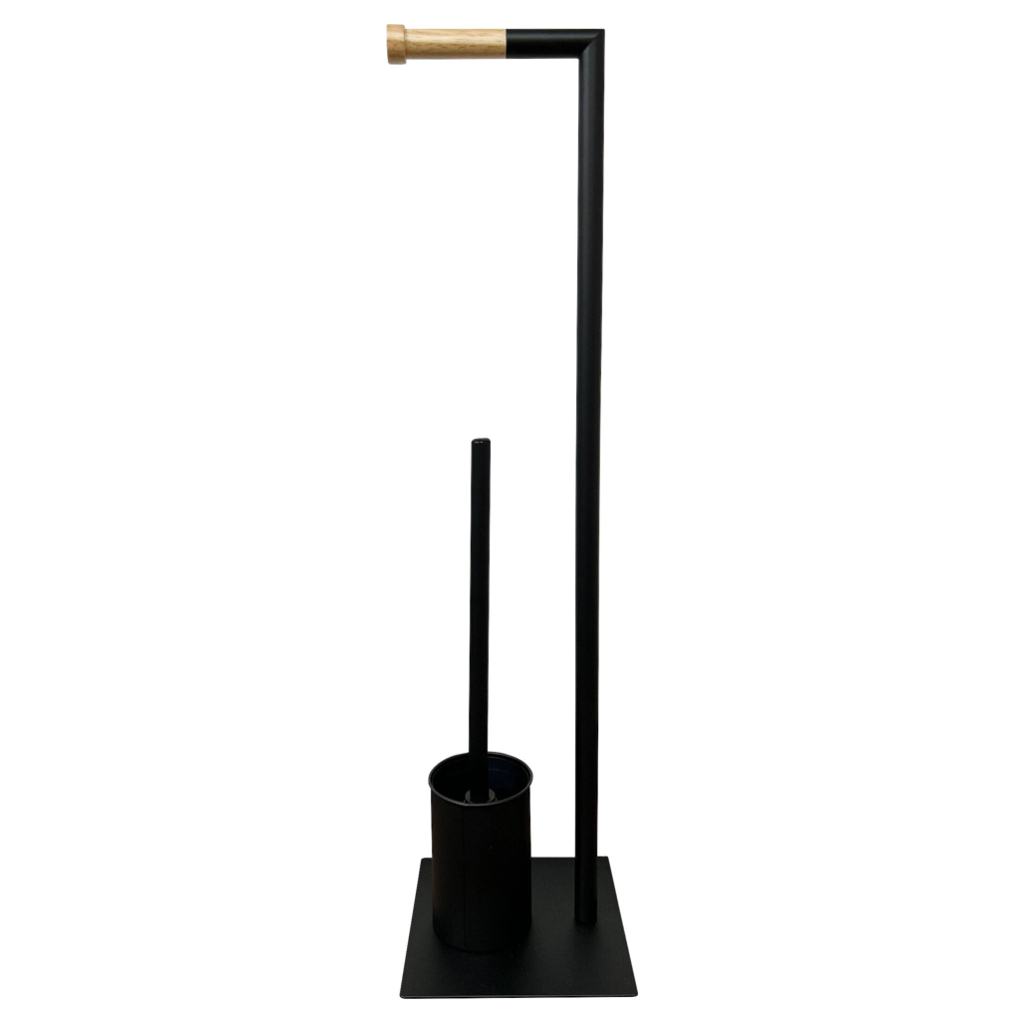 POCOline Stand-WC-Garnitur Nordic Black schwarz Metall