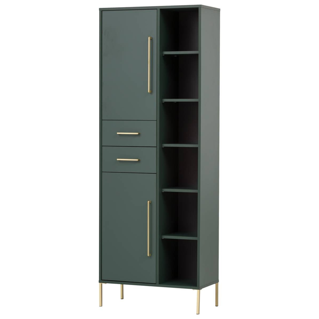 Hochschrank Kent waldgrün B/H/T: ca. 67,1x183,4x33,1 cm