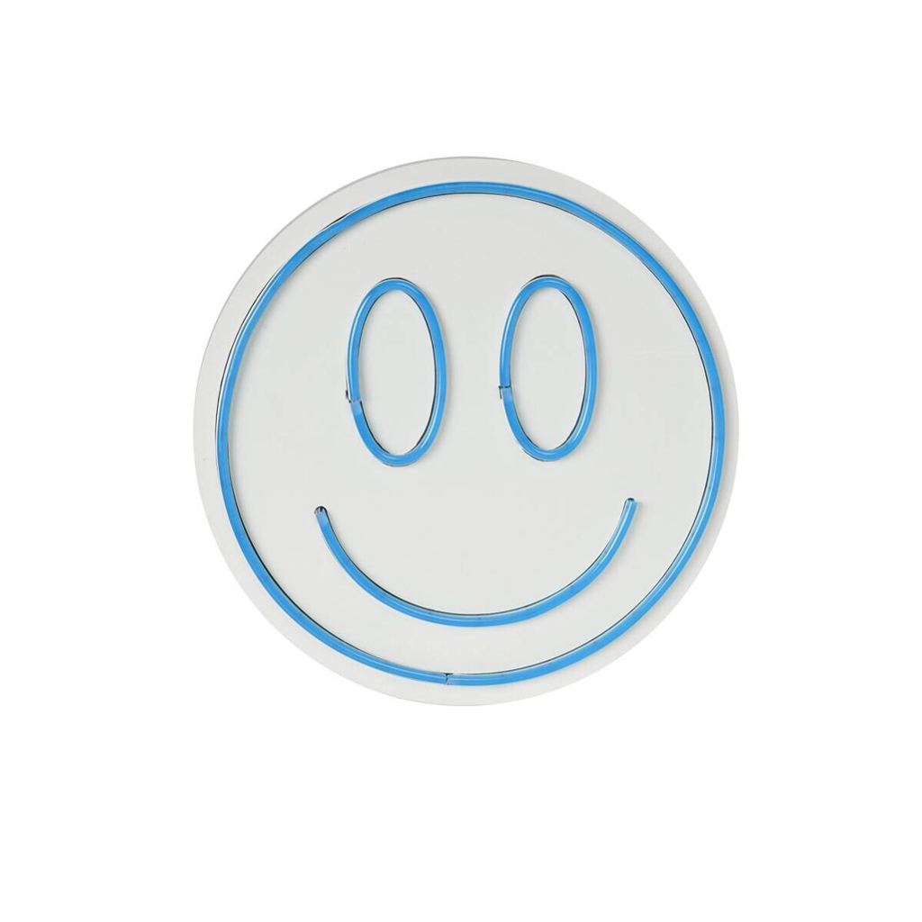 Opviq LED-Wandleuchte blau PVC B/H/T/L: ca. 27x27x2x27 cm