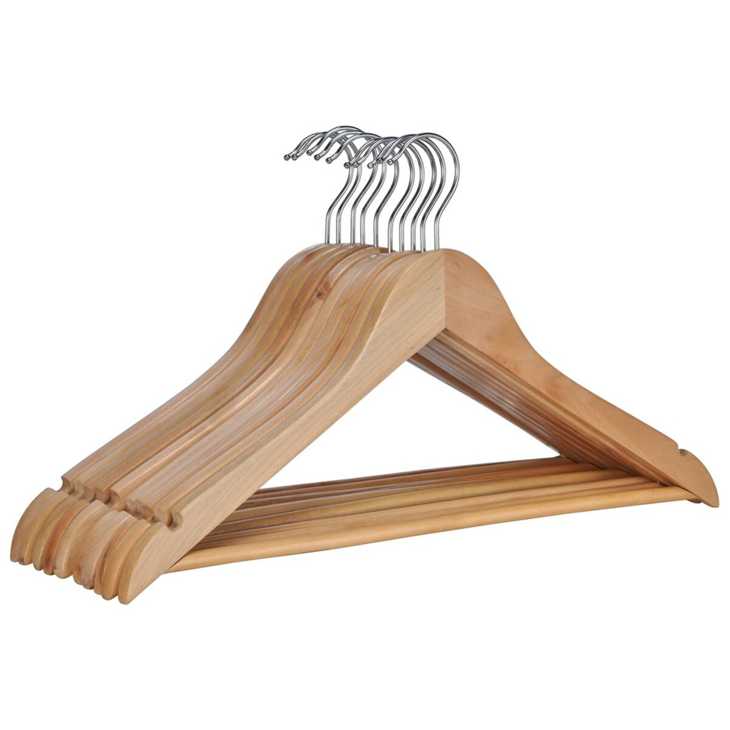 HI Kleiderbügelset natur Holz