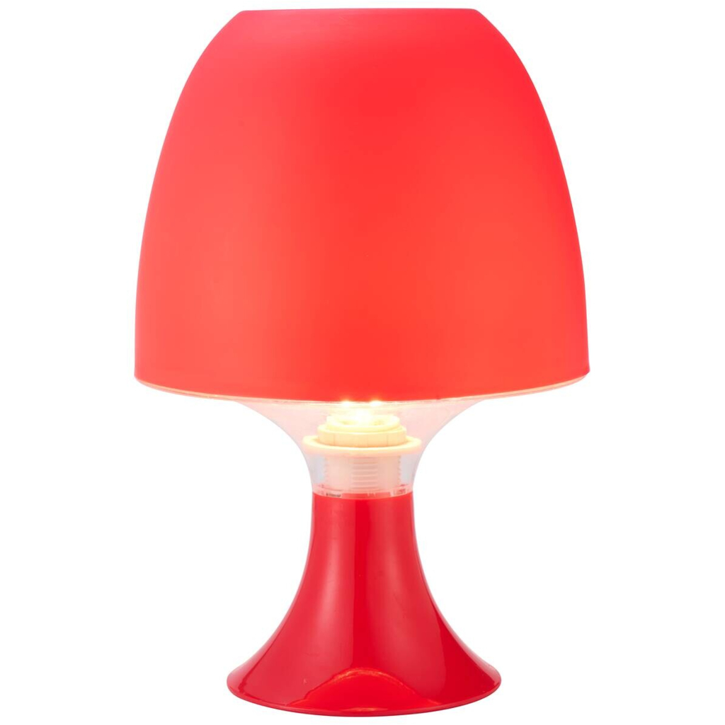 POCOline Tischleuchte Sveta rot Kunststoff H: ca. 24 cm E14 1 Brennstellen