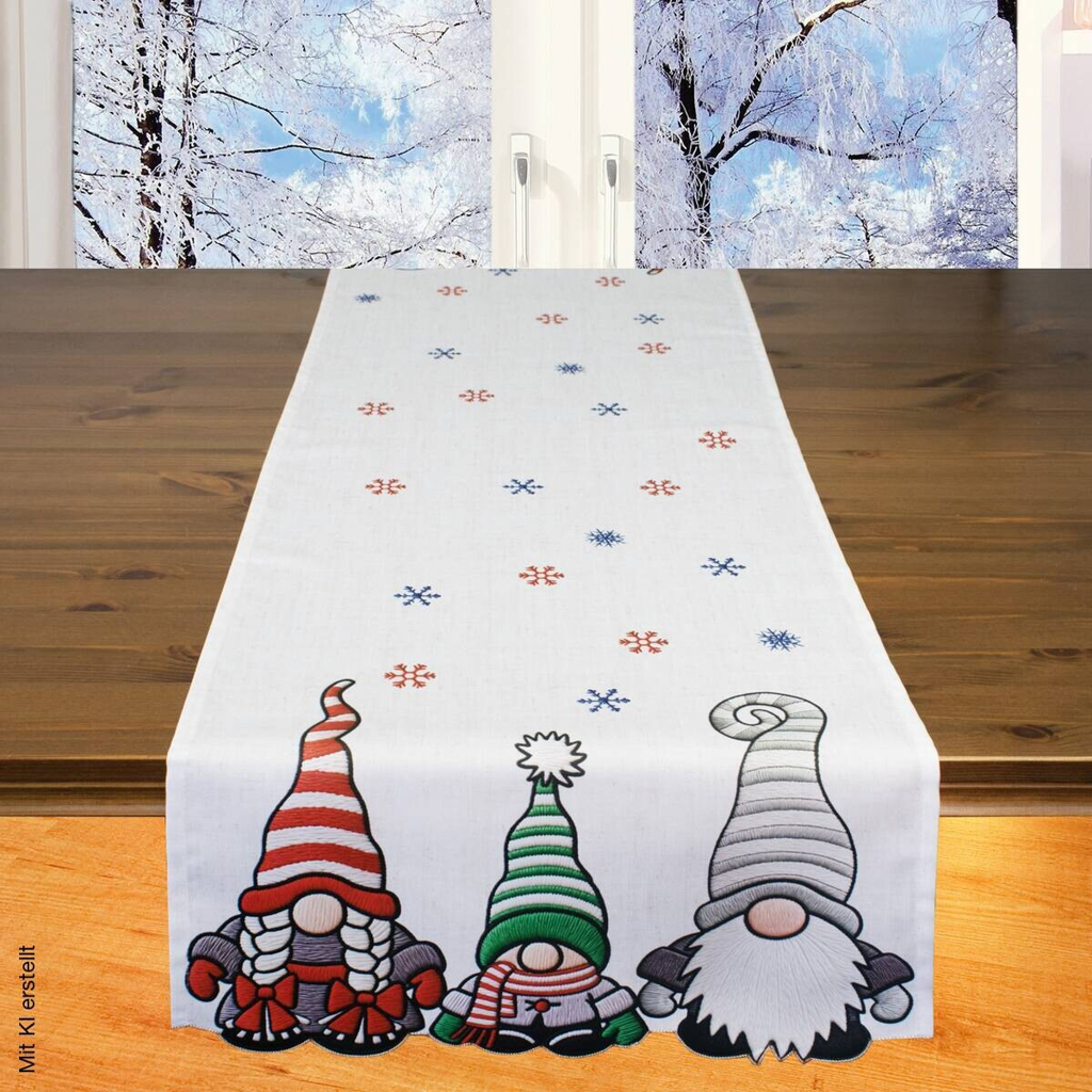 Tischläufer multicolor Polyester B/L: ca. 40x140 cm