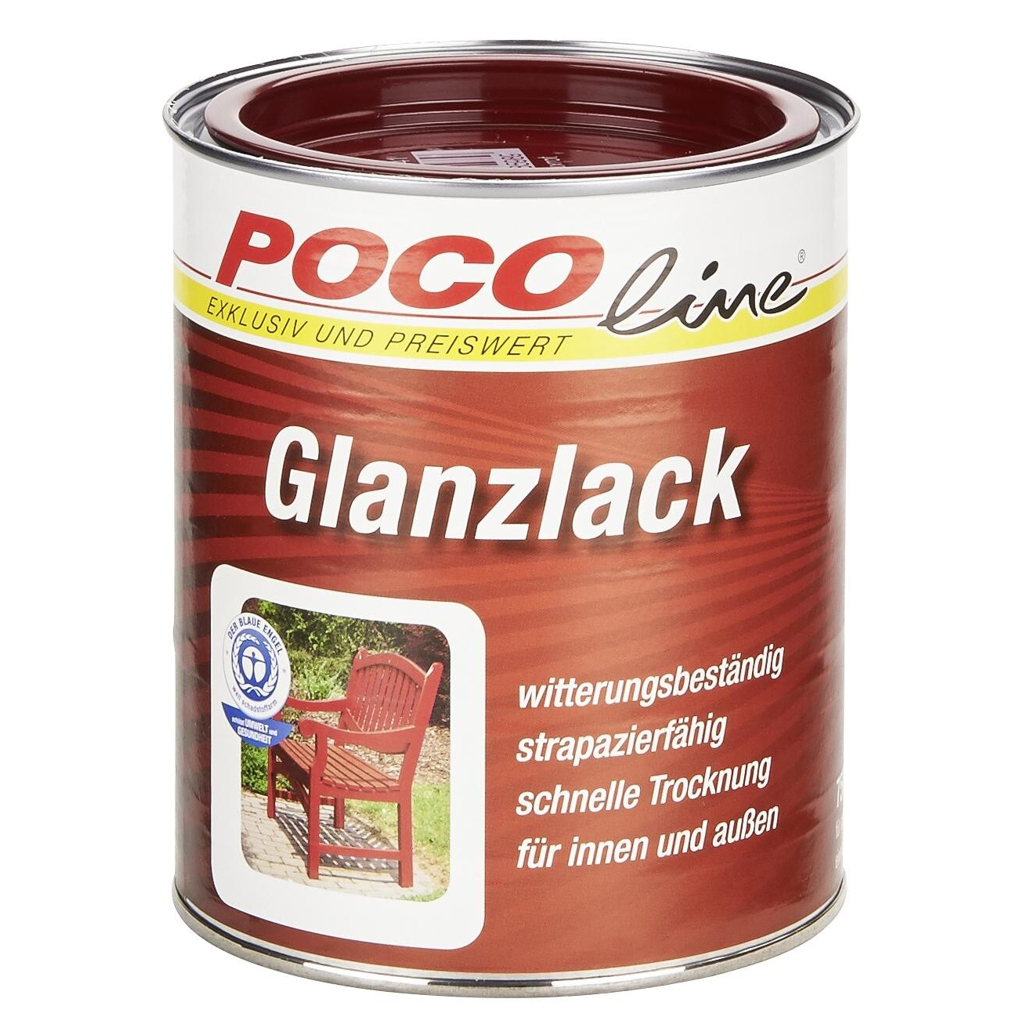 POCOline Acyl Buntlack bordeauxrot glänzend ca. 0,75 l