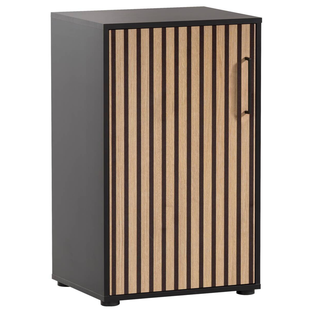 Unterschrank Hank schwarz matt B/H/T: ca. 50,9x83,6x41 cm