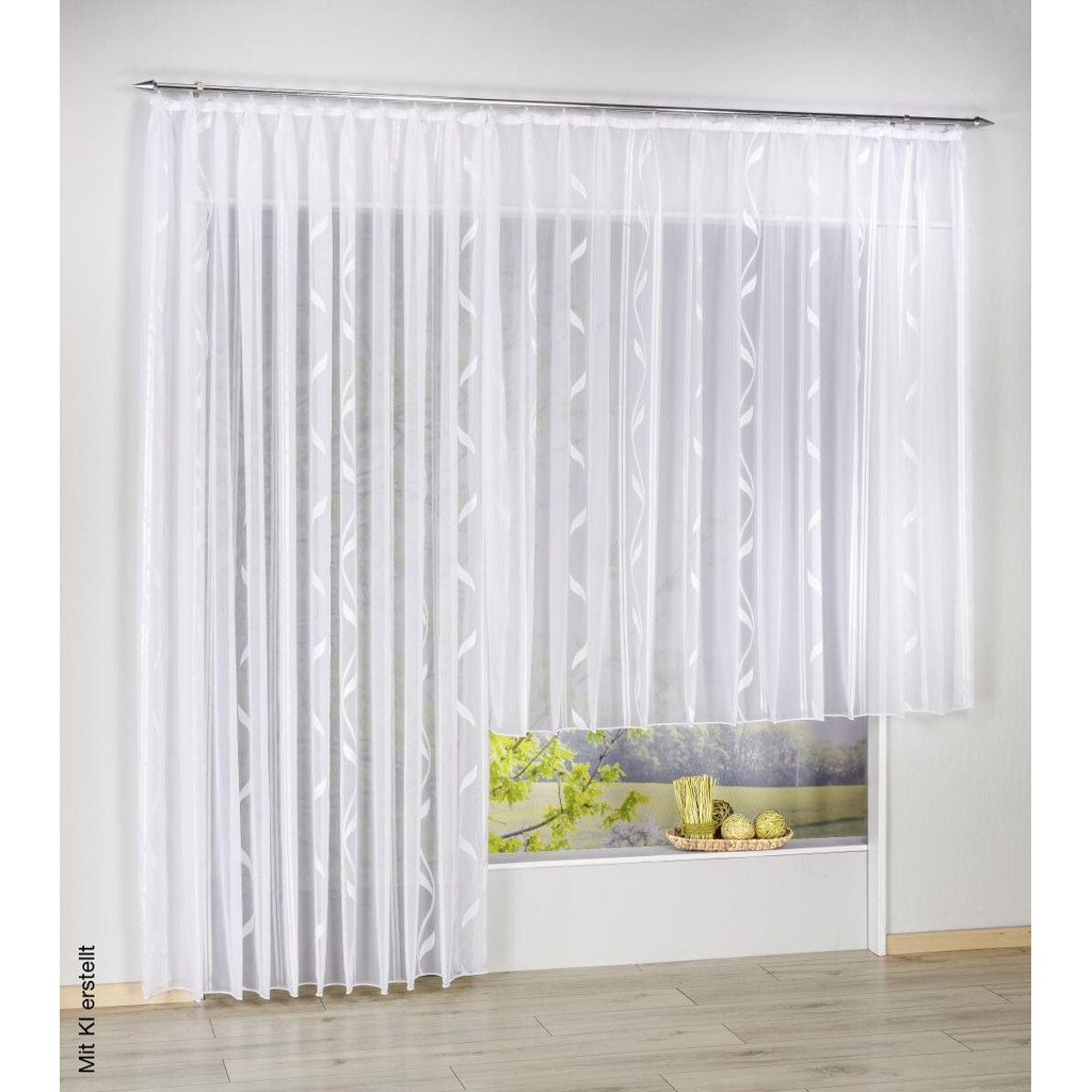 POCOline Fertigstore Tina weiß B/L: ca. 300x245 cm