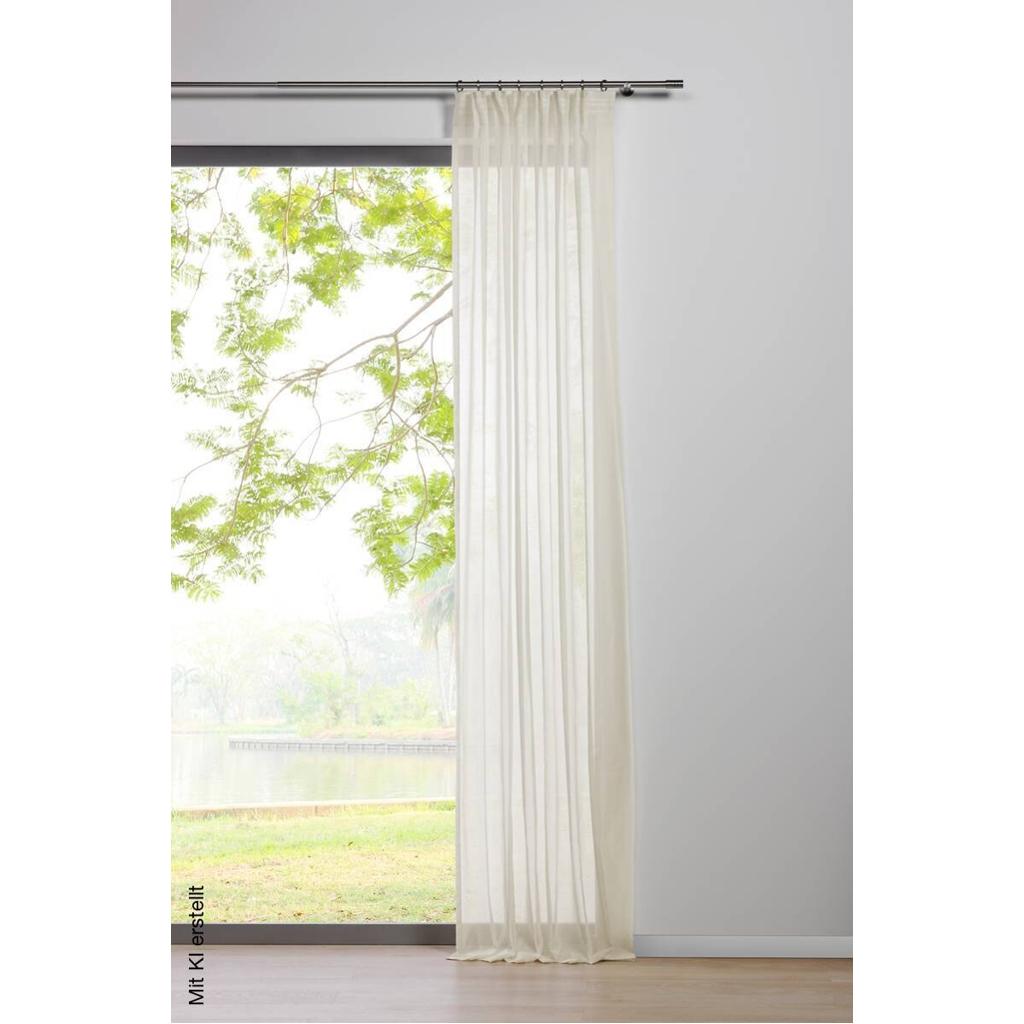 Kombivorhang PURE ecru B/L: ca. 135x300 cm