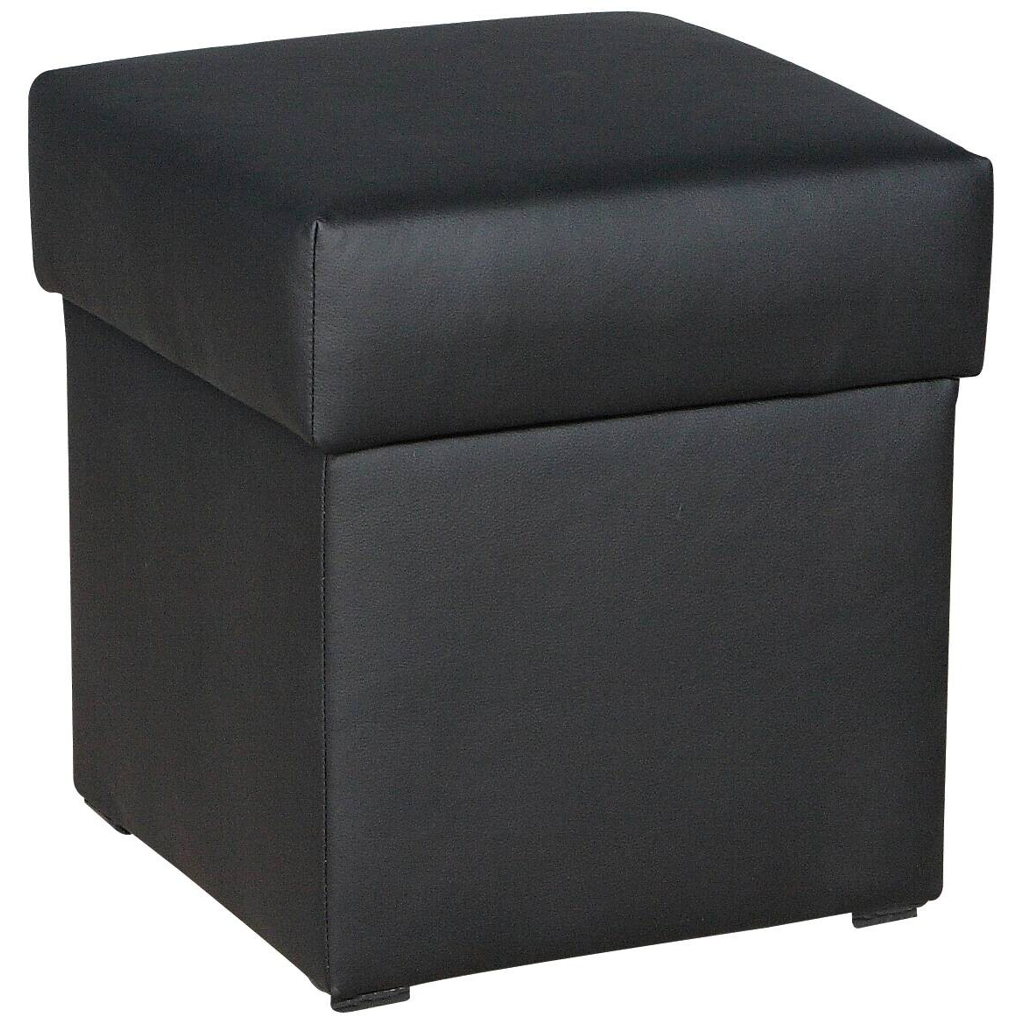 Hocker Anca schwarz B/H/T: ca. 41x43x42 cm