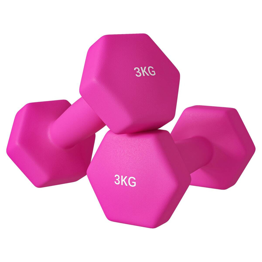 SPORTNOW Kurzhantel rosa Metall B/H/L: ca. 8x8x18 cm