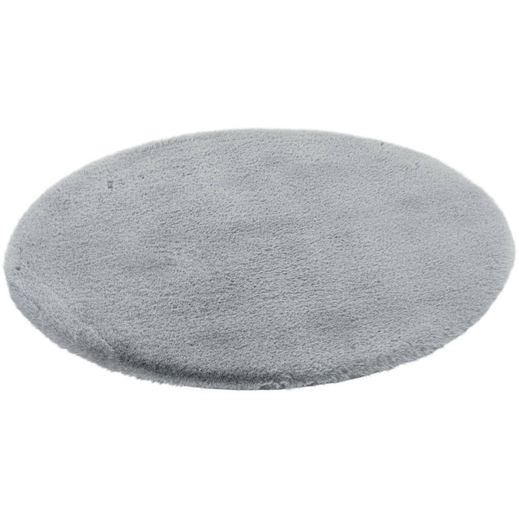 Teppich Softy hellgrau D: ca. 80 cm