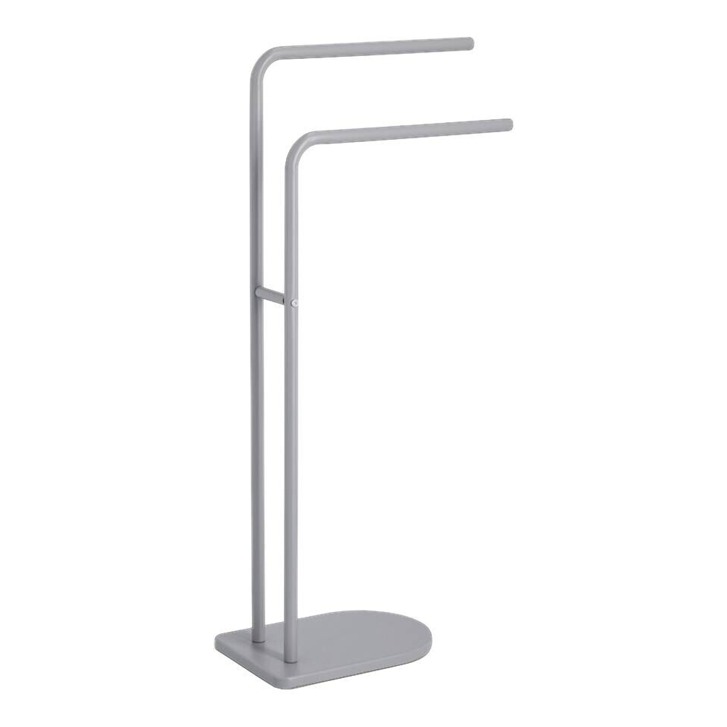 Zeller Handtuchhalter grau Metall B/H/L: ca. 20,5x86x41 cm